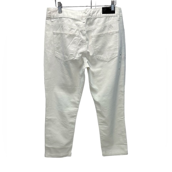 Numero Juniors Relaxed Fit Distressed Boyfriend Jeans - White - size 29 - Picture 2 of 9